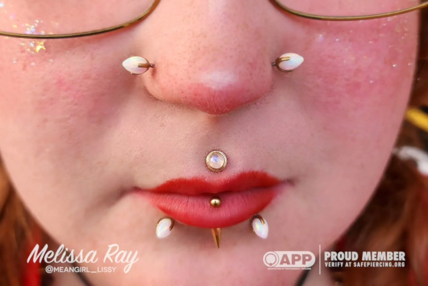 Double nostril medusa piercing raleigh